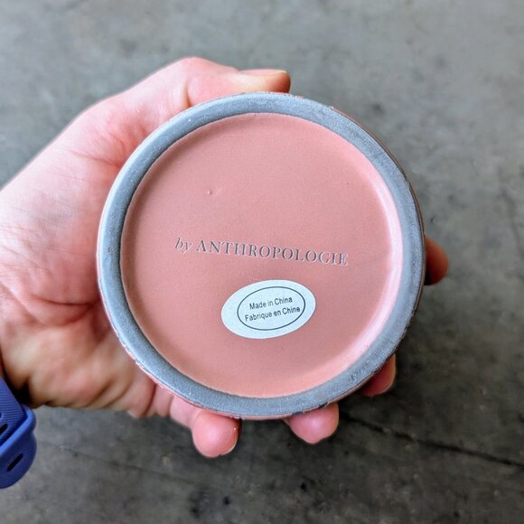 Anthropologie Masey Monogram Trinket Dish Ceramic Letter S - Picture 6 of 6